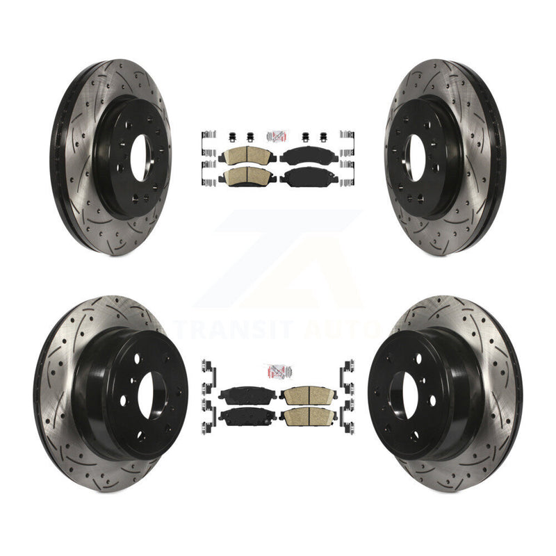 Transit Auto KDA-101173 Disc Brake Kit for 2007-2014 Chevrolet Silverado 1500, Chevrolet Tahoe, Cadillac Escalade & more - Front and Rear product image