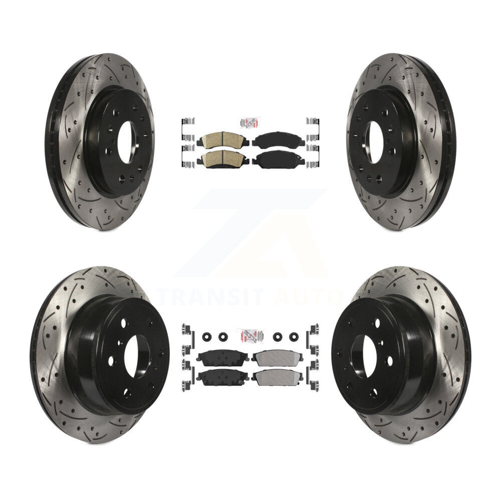 Transit Auto KDA-101174 Disc Brake Kit for 2007-2014 Chevrolet Silverado 1500, Chevrolet Tahoe, Cadillac Escalade & more - Front and Rear product image