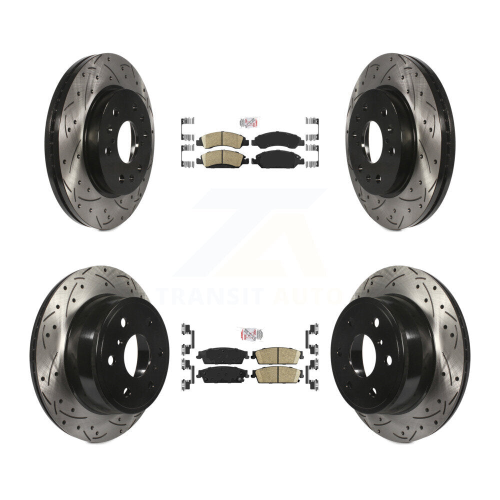 Transit Auto KDA-101175 Disc Brake Kit for 2007-2014 Chevrolet Silverado 1500, Chevrolet Tahoe, Cadillac Escalade & more - Front and Rear product image