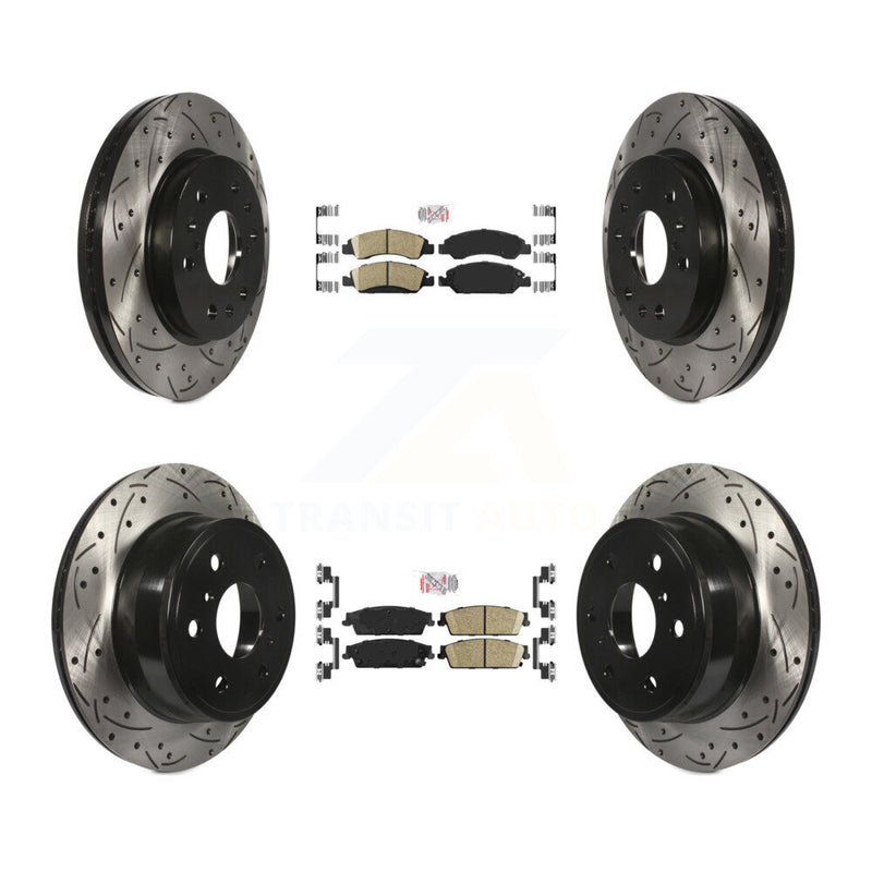 Transit Auto KDA-101175 Disc Brake Kit for 2007-2014 Chevrolet Silverado 1500, Chevrolet Tahoe, Cadillac Escalade & more - Front and Rear product image
