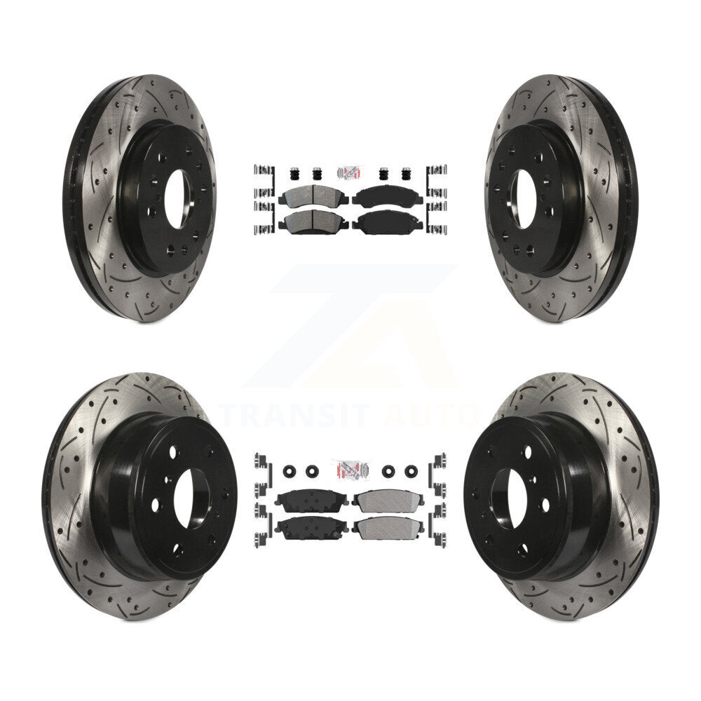 Transit Auto KDA-101176 Disc Brake Kit for 2007-2014 Chevrolet Silverado 1500, Chevrolet Tahoe, Cadillac Escalade & more - Front and Rear product image