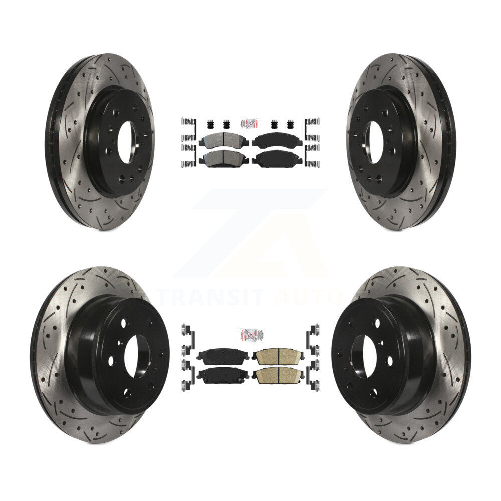 Transit Auto KDA-101177 Disc Brake Kit for 2007-2014 Chevrolet Silverado 1500, Chevrolet Tahoe, Cadillac Escalade & more - Front and Rear product image
