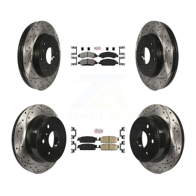 Transit Auto KDA-101177 Disc Brake Kit for 2007-2014 Chevrolet Silverado 1500, Chevrolet Tahoe, Cadillac Escalade & more - Front and Rear product image