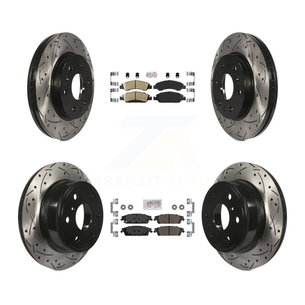 Transit Auto KDA-101178 Disc Brake Kit for 2014-2020 Chevrolet Suburban, Cadillac Escalade, Cadillac Escalade ESV & more - Front and Rear product image