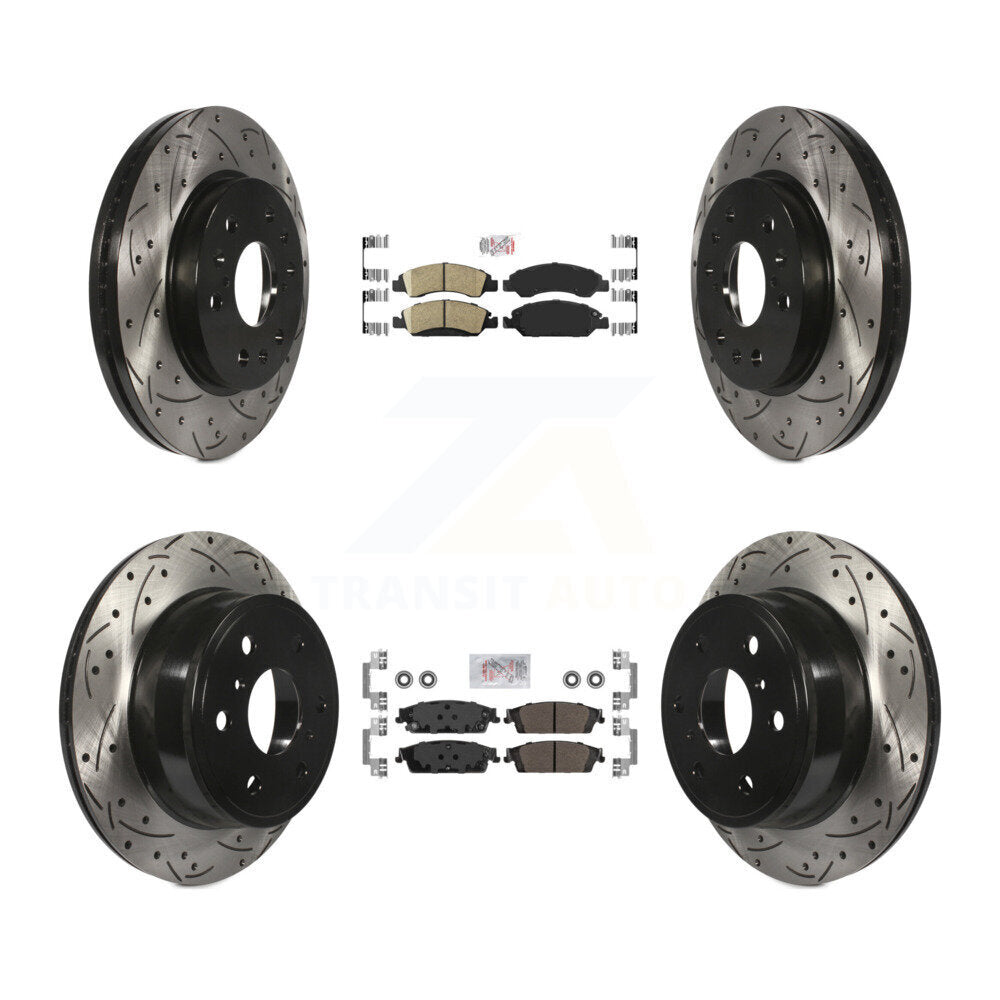 Transit Auto KDA-101180 Disc Brake Kit for 2014-2020 Chevrolet Suburban, Cadillac Escalade, Cadillac Escalade ESV & more - Front and Rear product image