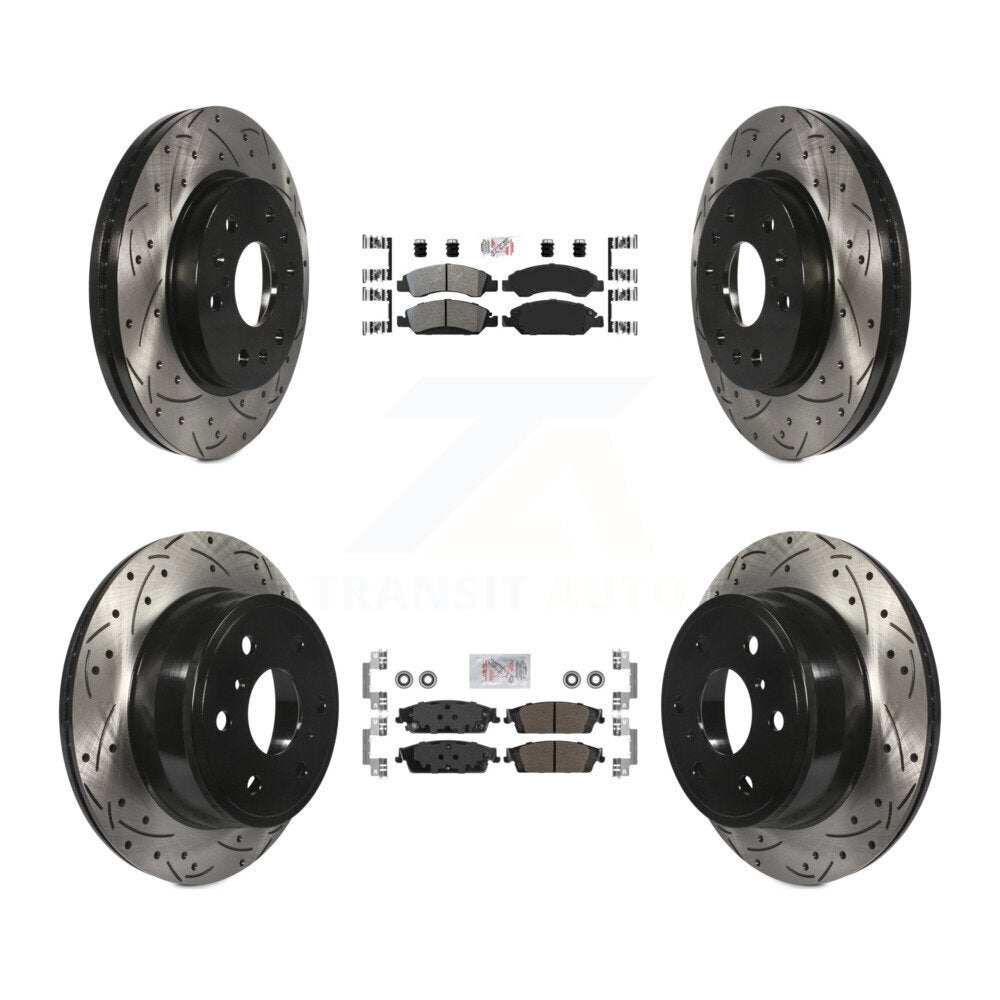 Transit Auto KDA-101182 Disc Brake Kit for 2014-2020 Chevrolet Suburban, Cadillac Escalade, Cadillac Escalade ESV & more - Front and Rear product image