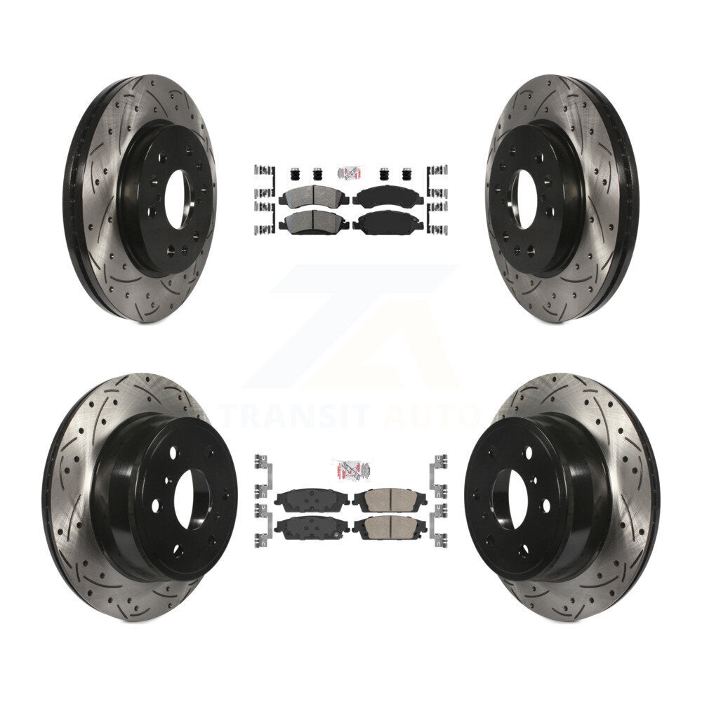 Transit Auto KDA-101183 Disc Brake Kit for 2014-2020 Chevrolet Suburban, Cadillac Escalade, Cadillac Escalade ESV & more - Front and Rear product image
