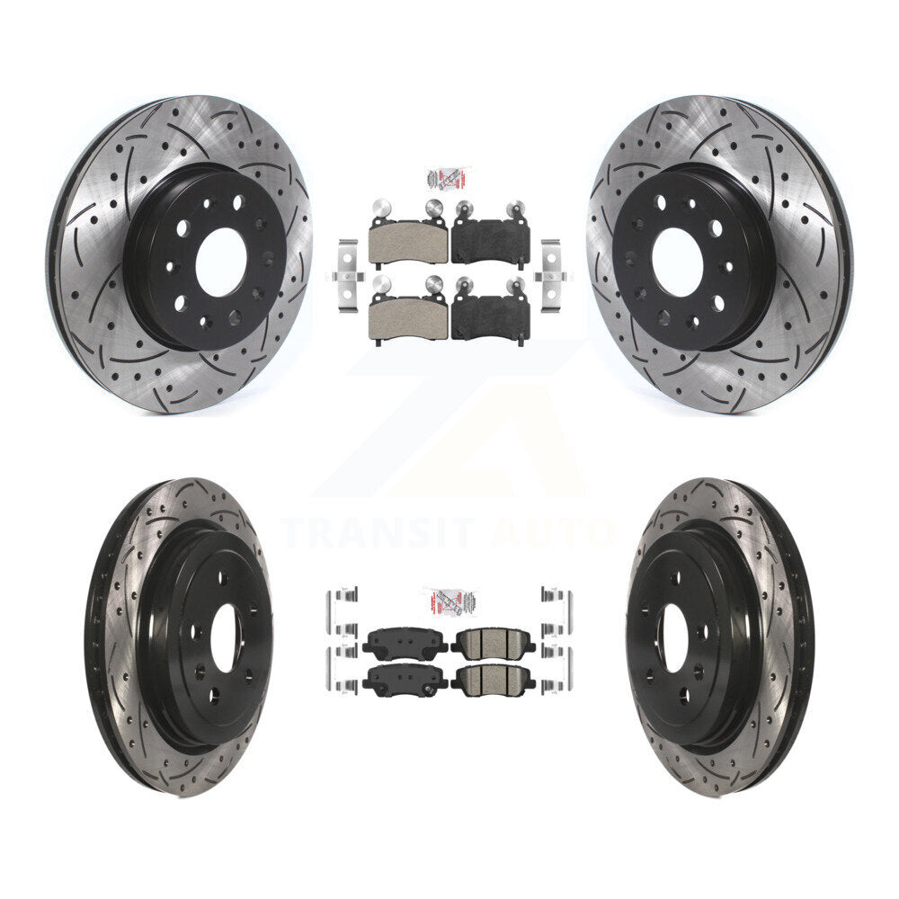 Transit Auto KDA-101192 Disc Brake Kit for 2016-2019 Cadillac CTS - Front and Rear product image