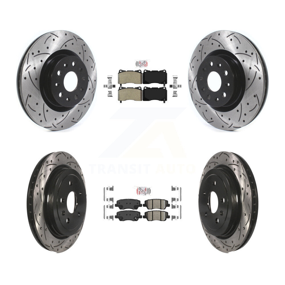 Transit Auto KDA-101193 Disc Brake Kit for 2015 Cadillac CTS - Front and Rear product image