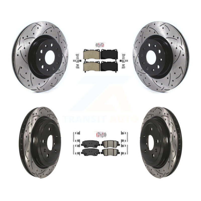 Transit Auto KDA-101193 Disc Brake Kit for 2015 Cadillac CTS - Front and Rear product image