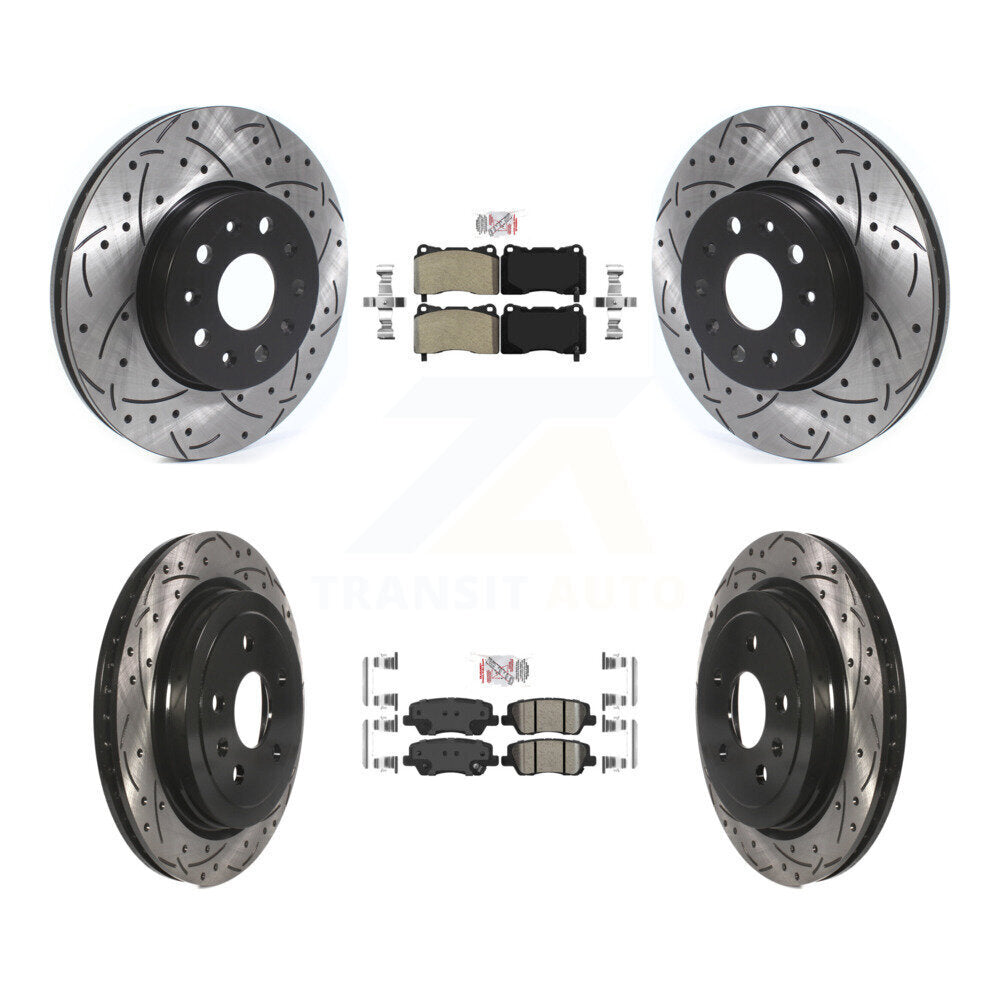 Transit Auto KDA-101194 Disc Brake Kit for 2015-2016 Cadillac CTS - Front and Rear product image