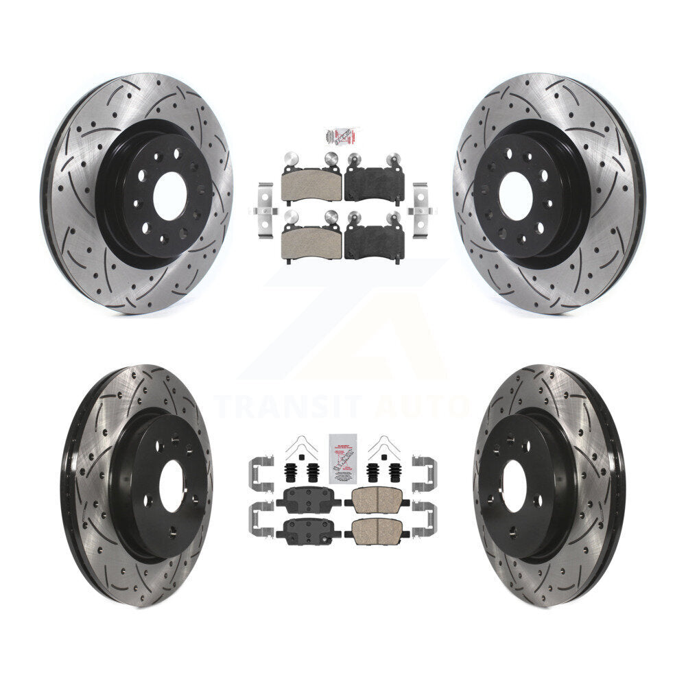 Transit Auto KDA-101203 Disc Brake Kit for 2016-2018 Cadillac CT6 - Front and Rear product image