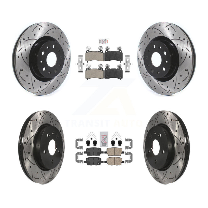 Transit Auto KDA-101203 Disc Brake Kit for 2016-2018 Cadillac CT6 - Front and Rear product image