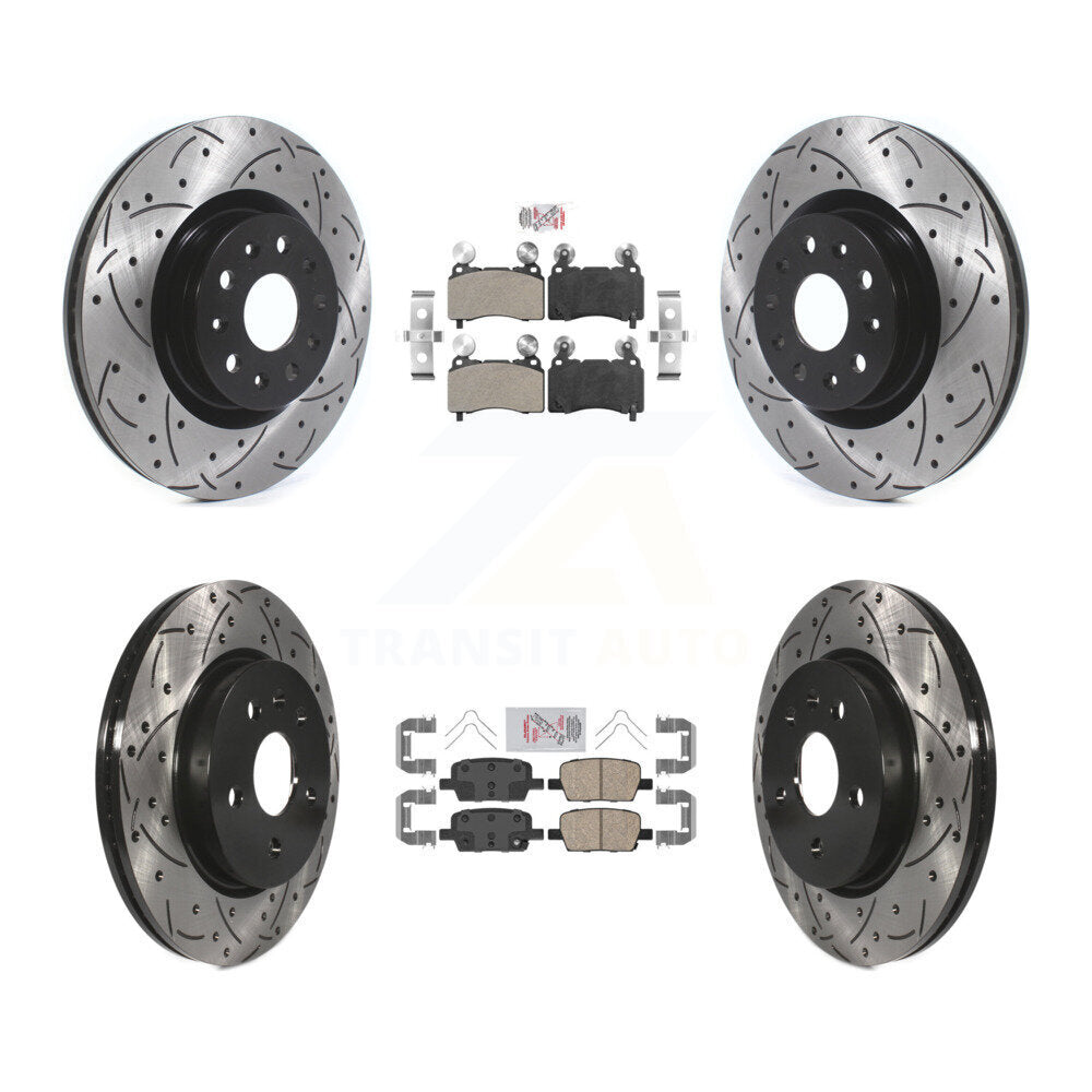 Transit Auto KDA-101204 Disc Brake Kit for 2016-2018 Cadillac CT6 - Front and Rear product image