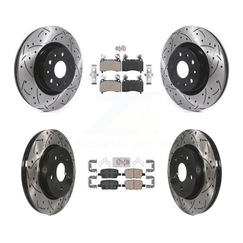 Transit Auto KDA-101204 Disc Brake Kit for 2016-2018 Cadillac CT6 - Front and Rear product image