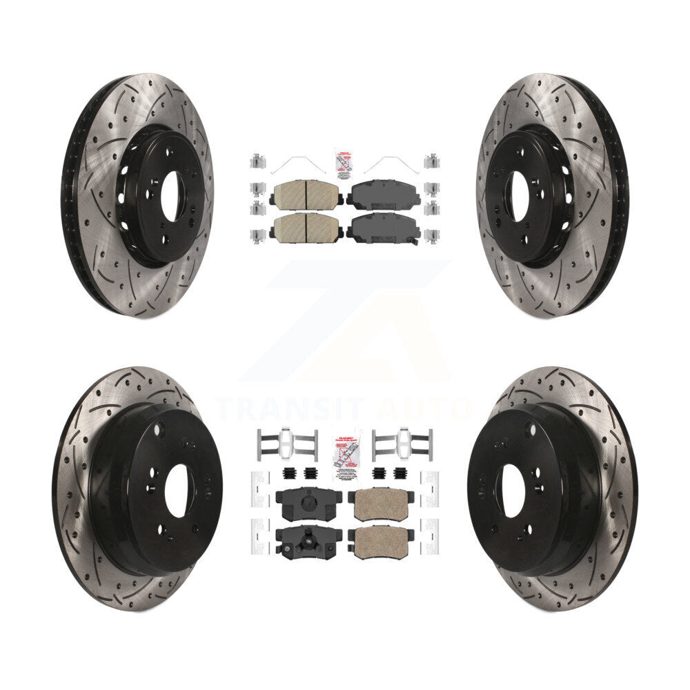 Transit Auto KDA-101206 Disc Brake Kit for 2013-2018 Acura RDX - Front and Rear product image