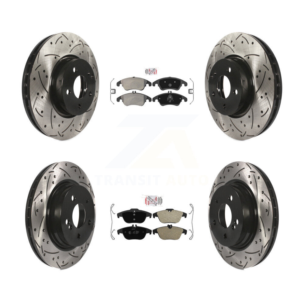 Transit Auto KDA-101209 Disc Brake Kit for 2008-2015 Mercedes-Benz C300, Mercedes-Benz E350, Mercedes-Benz C350 - Front and Rear product image