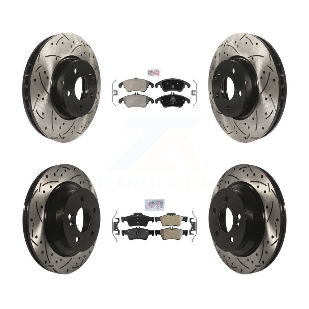 Transit Auto KDA-101211 Disc Brake Kit for 2011-2016 Mercedes-Benz E350, Mercedes-Benz E400 - Front and Rear product image