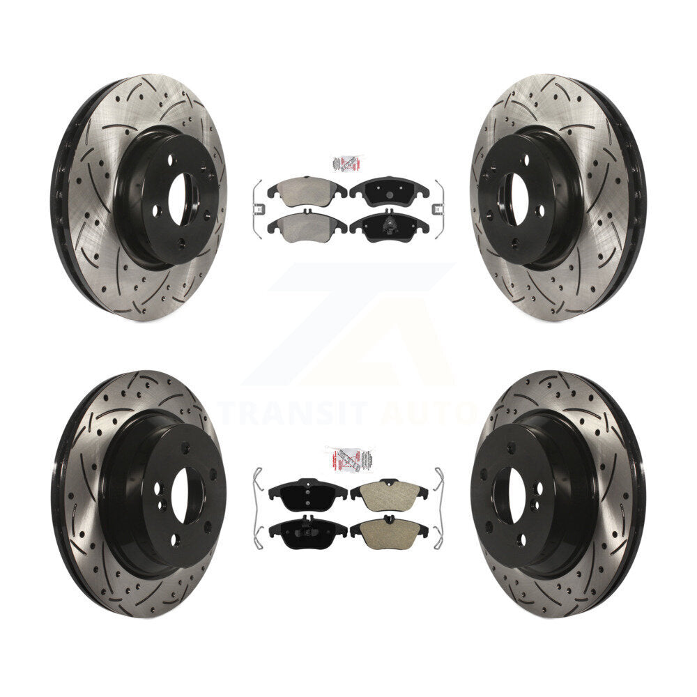 Transit Auto KDA-101213 Disc Brake Kit for 2015 Mercedes-Benz E400 - Front and Rear product image