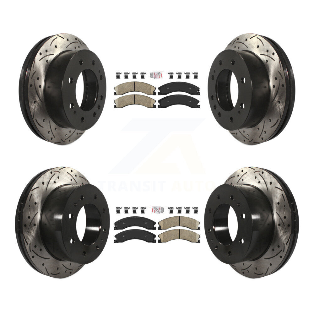 Transit Auto KDA-101214 Disc Brake Kit for 2011-2019 Chevrolet Suburban 3500 HD, Chevrolet Silverado 2500 HD, Chevrolet Silverado 3500 HD & more - Front and Rear product image