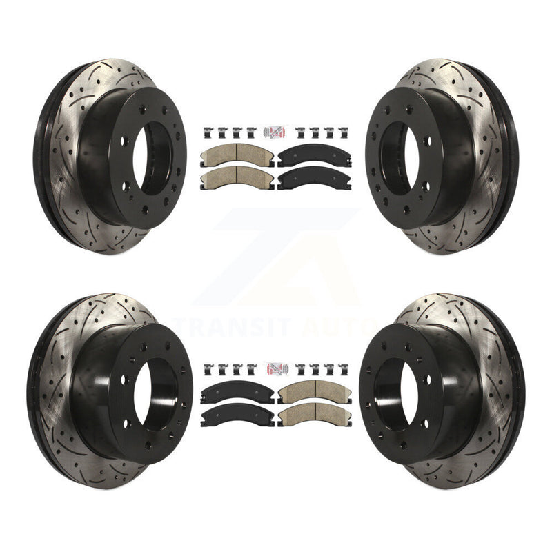 Transit Auto KDA-101214 Disc Brake Kit for 2011-2019 Chevrolet Suburban 3500 HD, Chevrolet Silverado 2500 HD, Chevrolet Silverado 3500 HD & more - Front and Rear product image