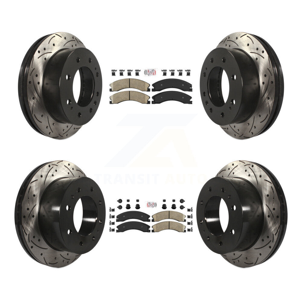 Transit Auto KDA-101218 Disc Brake Kit for 2011-2019 Chevrolet Suburban 3500 HD, Chevrolet Silverado 2500 HD, Chevrolet Silverado 3500 HD & more - Front and Rear product image