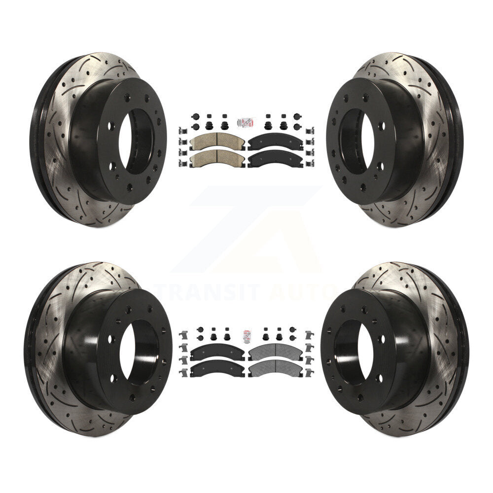 Transit Auto KDA-101222 Disc Brake Kit for 2011-2019 Chevrolet Suburban 3500 HD, Chevrolet Silverado 2500 HD, Chevrolet Silverado 3500 HD & more - Front and Rear product image