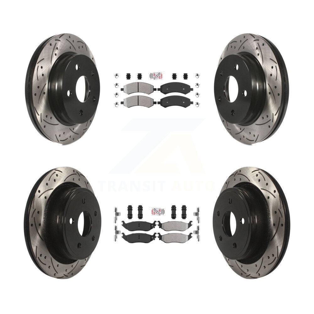 Transit Auto KDA-101230 Disc Brake Kit for 2006-2023 Ram 1500 Classic, Ram 1500, Dodge Ram 1500 & more - Front and Rear product image