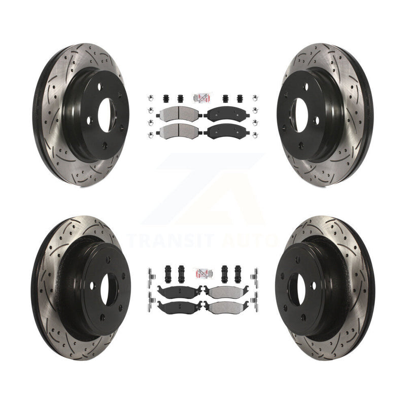 Transit Auto KDA-101230 Disc Brake Kit for 2006-2023 Ram 1500 Classic, Ram 1500, Dodge Ram 1500 & more - Front and Rear product image