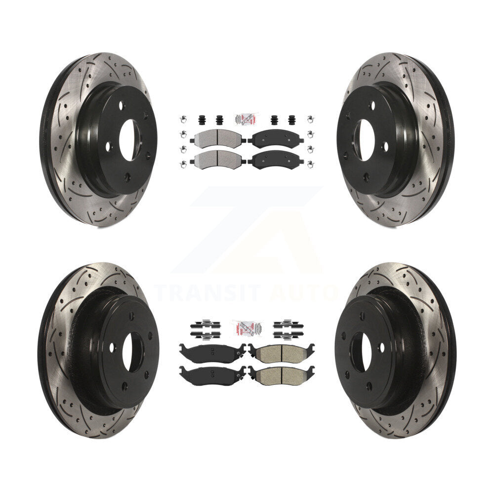 Transit Auto KDA-101231 Disc Brake Kit for 2006-2023 Ram 1500 Classic, Ram 1500, Dodge Ram 1500 & more - Front and Rear product image