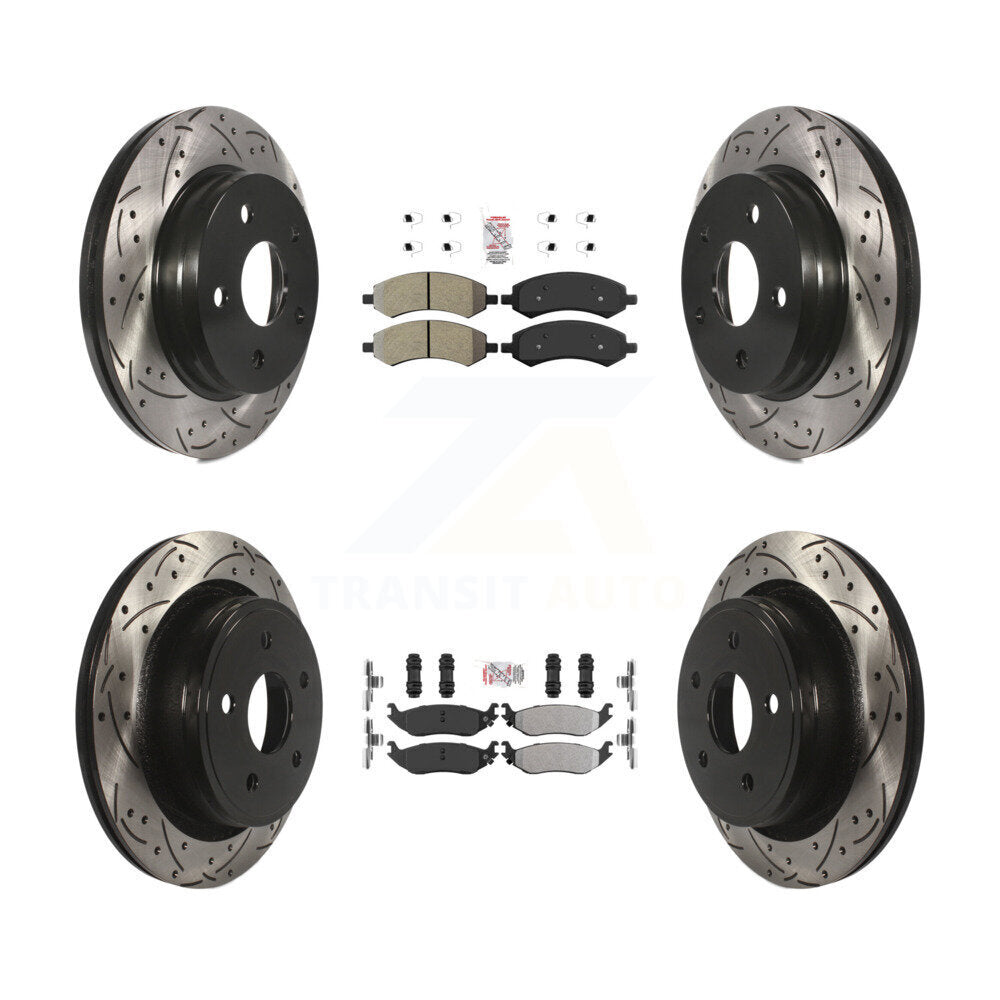 Transit Auto KDA-101232 Disc Brake Kit for 2006-2023 Ram 1500 Classic, Ram 1500, Dodge Ram 1500 & more - Front and Rear product image