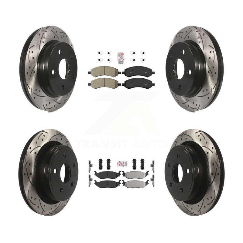 Transit Auto KDA-101232 Disc Brake Kit for 2006-2023 Ram 1500 Classic, Ram 1500, Dodge Ram 1500 & more - Front and Rear product image
