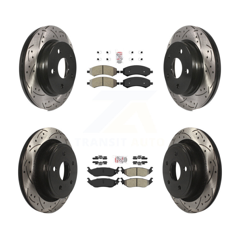 Transit Auto KDA-101233 Disc Brake Kit for 2006-2023 Ram 1500 Classic, Ram 1500, Dodge Ram 1500 & more - Front and Rear product image
