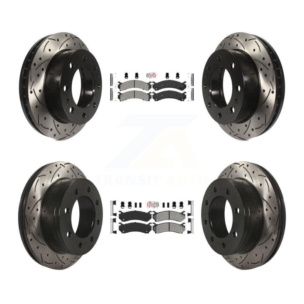 Transit Auto KDA-101265 Disc Brake Kit for 1999-2013 Chevrolet Suburban 2500, GMC Yukon XL 2500, Chevrolet Silverado 2500 HD & more - Front and Rear product image