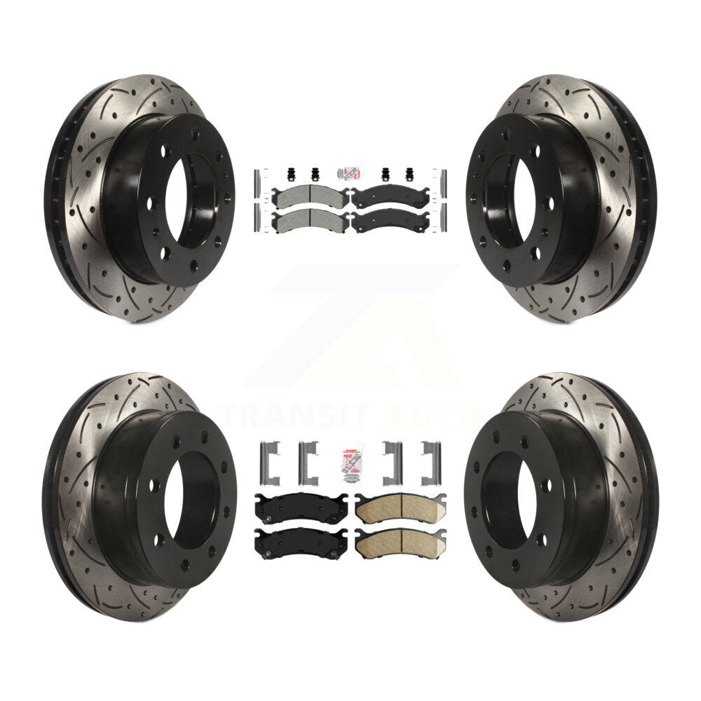 Transit Auto KDA-101266 Disc Brake Kit for 1999-2013 Chevrolet Suburban 2500, GMC Yukon XL 2500, Chevrolet Silverado 2500 HD & more - Front and Rear product image