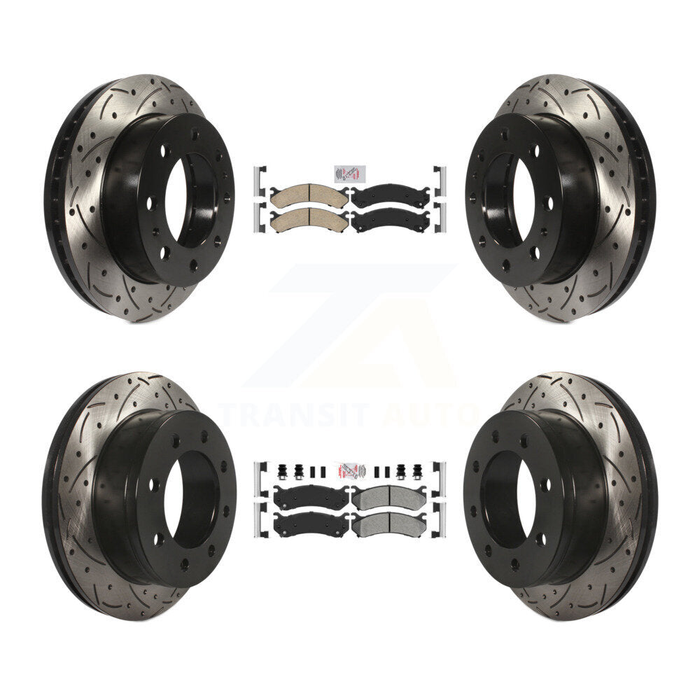 Transit Auto KDA-101267 Disc Brake Kit for 1999-2013 Chevrolet Suburban 2500, GMC Yukon XL 2500, Chevrolet Silverado 2500 HD & more - Front and Rear product image
