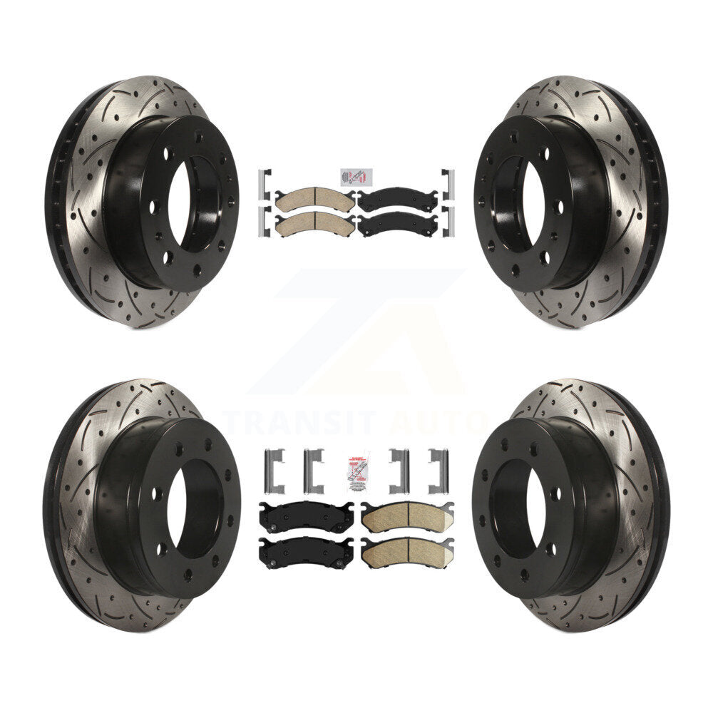 Transit Auto KDA-101268 Disc Brake Kit for 1999-2013 Chevrolet Suburban 2500, GMC Yukon XL 2500, Chevrolet Silverado 2500 HD & more - Front and Rear product image