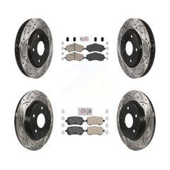 Transit Auto KDA-101281 Disc Brake Kit for 2008-2012 Chrysler Town & Country, Dodge Grand Caravan, Dodge Journey & more - Front and Rear product image