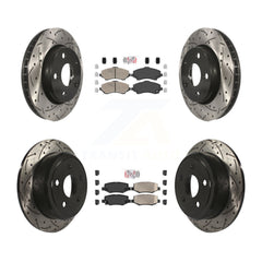 Transit Auto KDA-101284 Disc Brake Kit for 2007-2017 Jeep Wrangler - Front and Rear product image