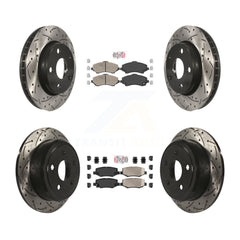 Transit Auto KDA-101287 Disc Brake Kit for 2007-2017 Jeep Wrangler - Front and Rear product image