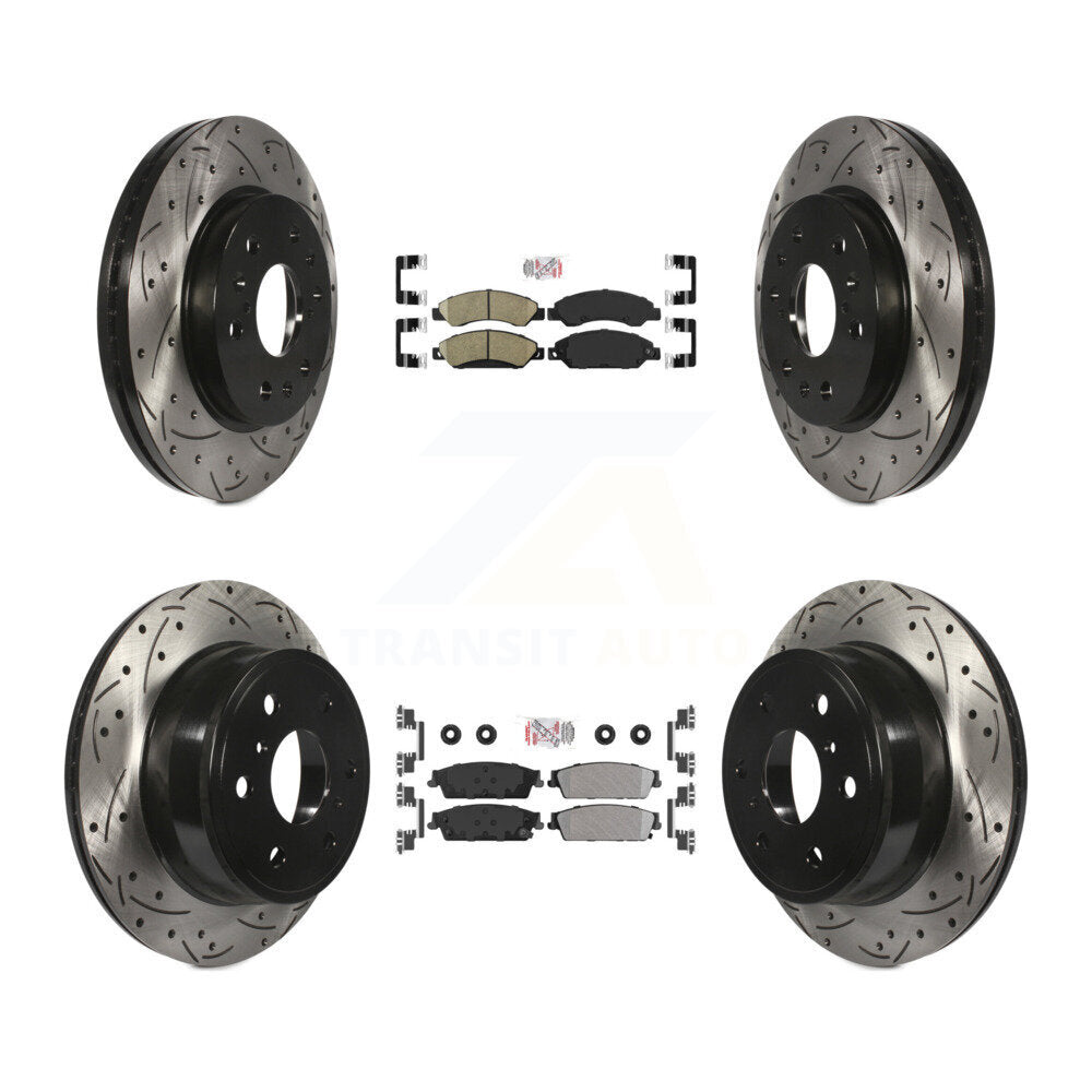 Transit Auto KDA-101288 Disc Brake Kit for 2007 Cadillac Escalade, Cadillac Escalade ESV, Cadillac Escalade EXT & more - Front and Rear product image