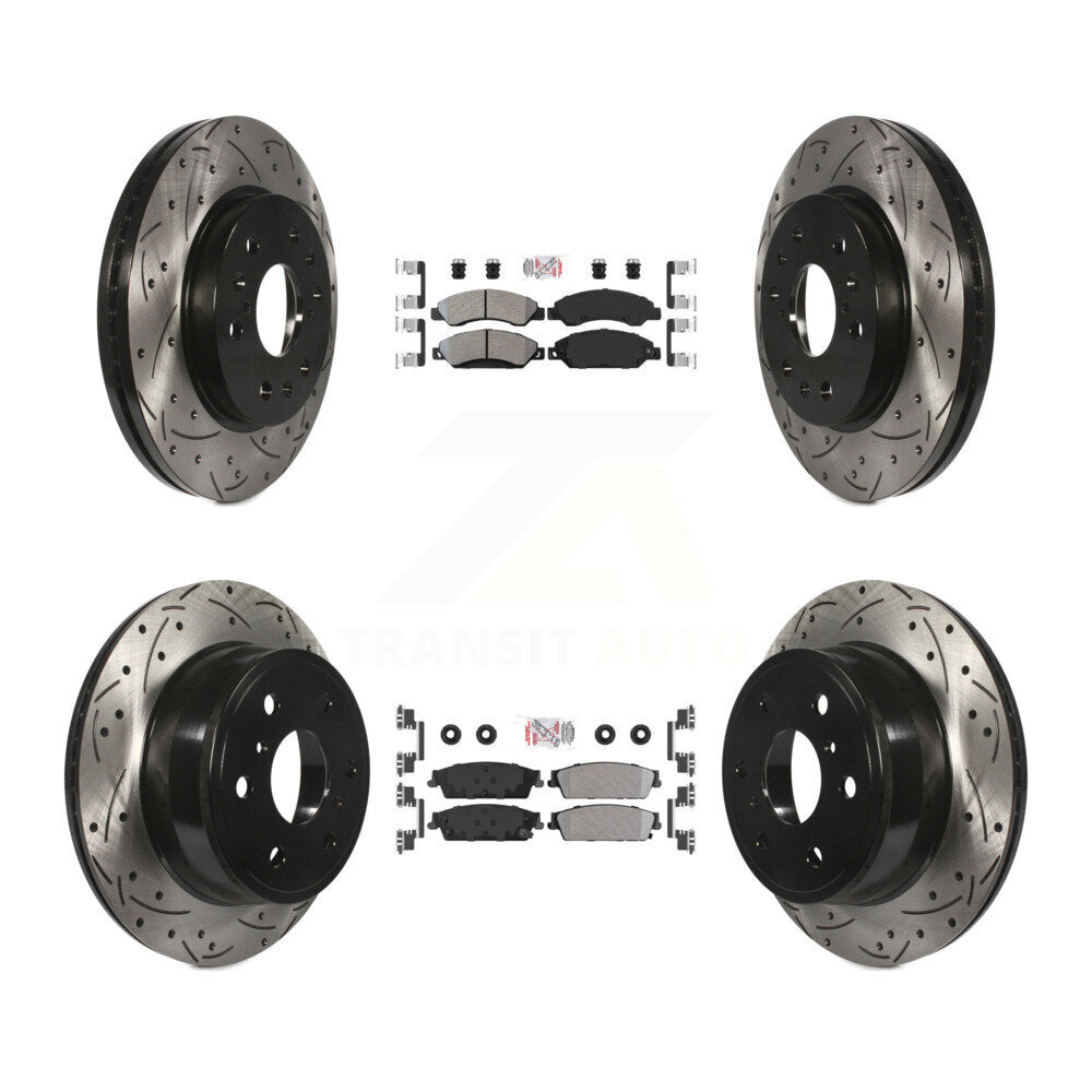 Transit Auto KDA-101290 Disc Brake Kit for 2007 Cadillac Escalade, Cadillac Escalade ESV, Cadillac Escalade EXT & more - Front and Rear product image