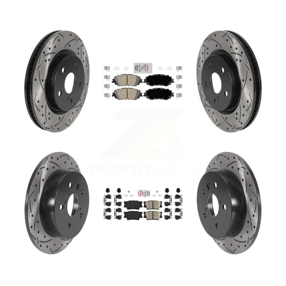 Transit Auto KDA-101300 Disc Brake Kit for 2018-2024 Toyota Camry - Front and Rear product image