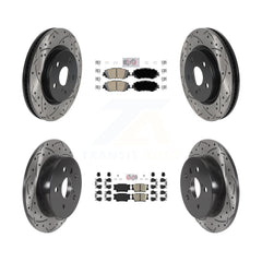 Transit Auto KDA-101300 Disc Brake Kit for 2018-2024 Toyota Camry - Front and Rear product image