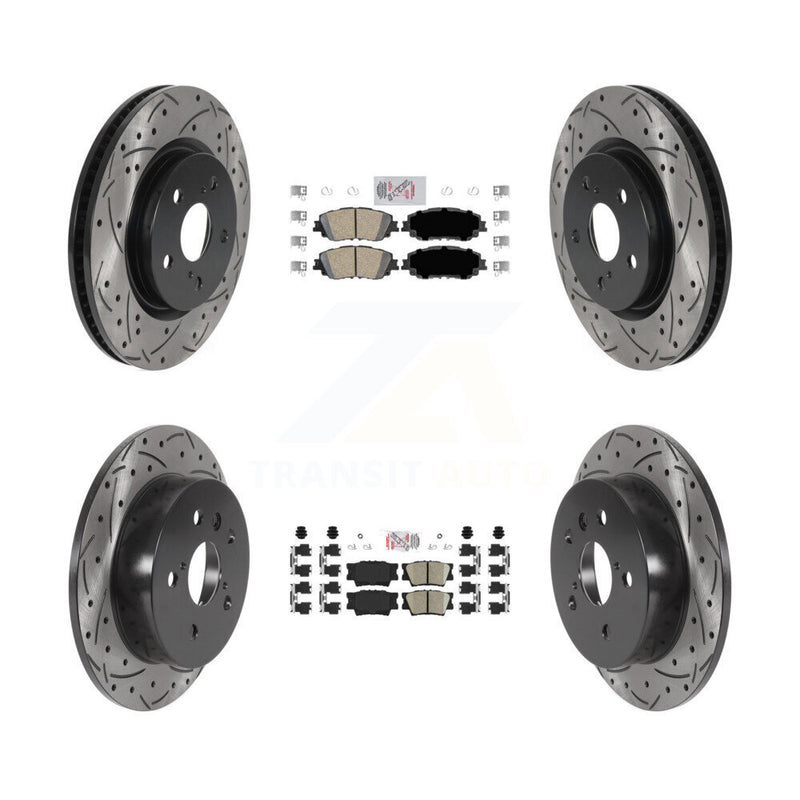 Transit Auto KDA-101300 Disc Brake Kit for 2018-2024 Toyota Camry - Front and Rear product image