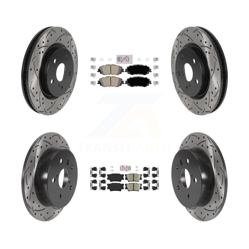 Transit Auto KDA-101301 Disc Brake Kit for 2018-2024 Toyota Camry - Front and Rear product image
