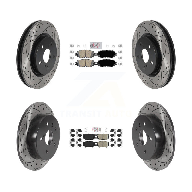 Transit Auto KDA-101301 Disc Brake Kit for 2018-2024 Toyota Camry - Front and Rear product image
