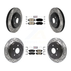 Transit Auto KDA-101307 Disc Brake Kit for 2018-2024 Toyota Camry, Lexus ES300h, Lexus ES350 & more - Front and Rear product image