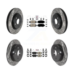Transit Auto KDA-101308 Disc Brake Kit for 2018-2024 Toyota Camry - Front and Rear product image