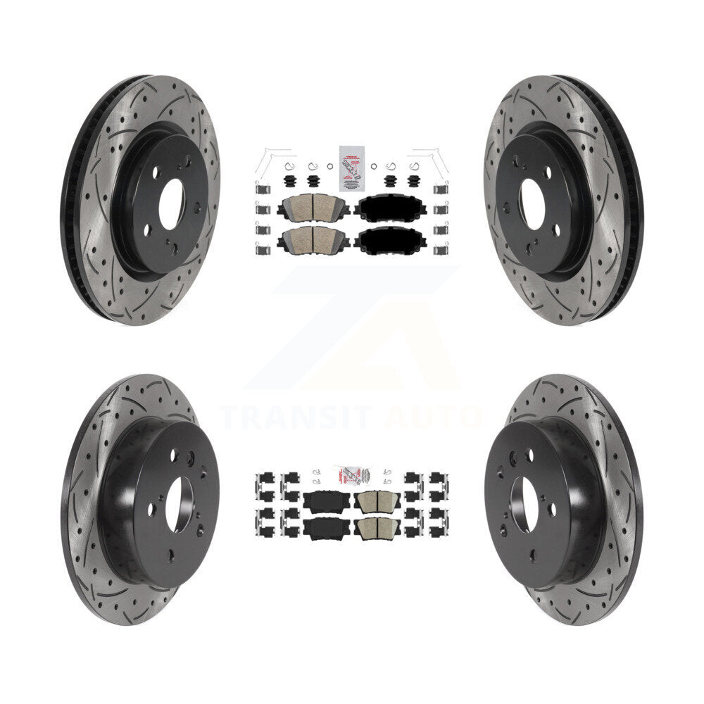 Transit Auto KDA-101309 Disc Brake Kit for 2018-2024 Toyota Camry - Front and Rear product image